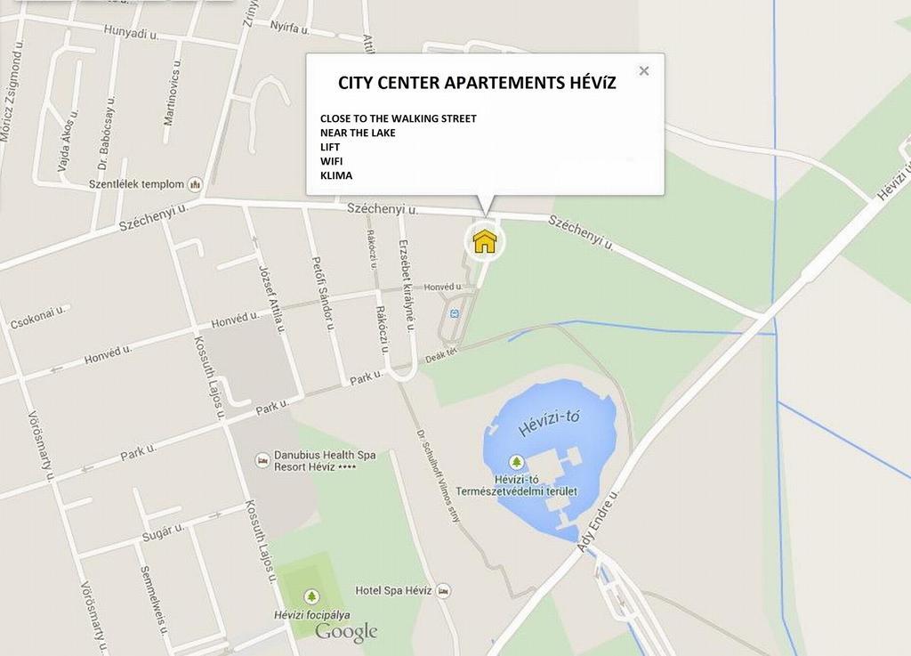 City Center Apartments Хевіз Екстер'єр фото